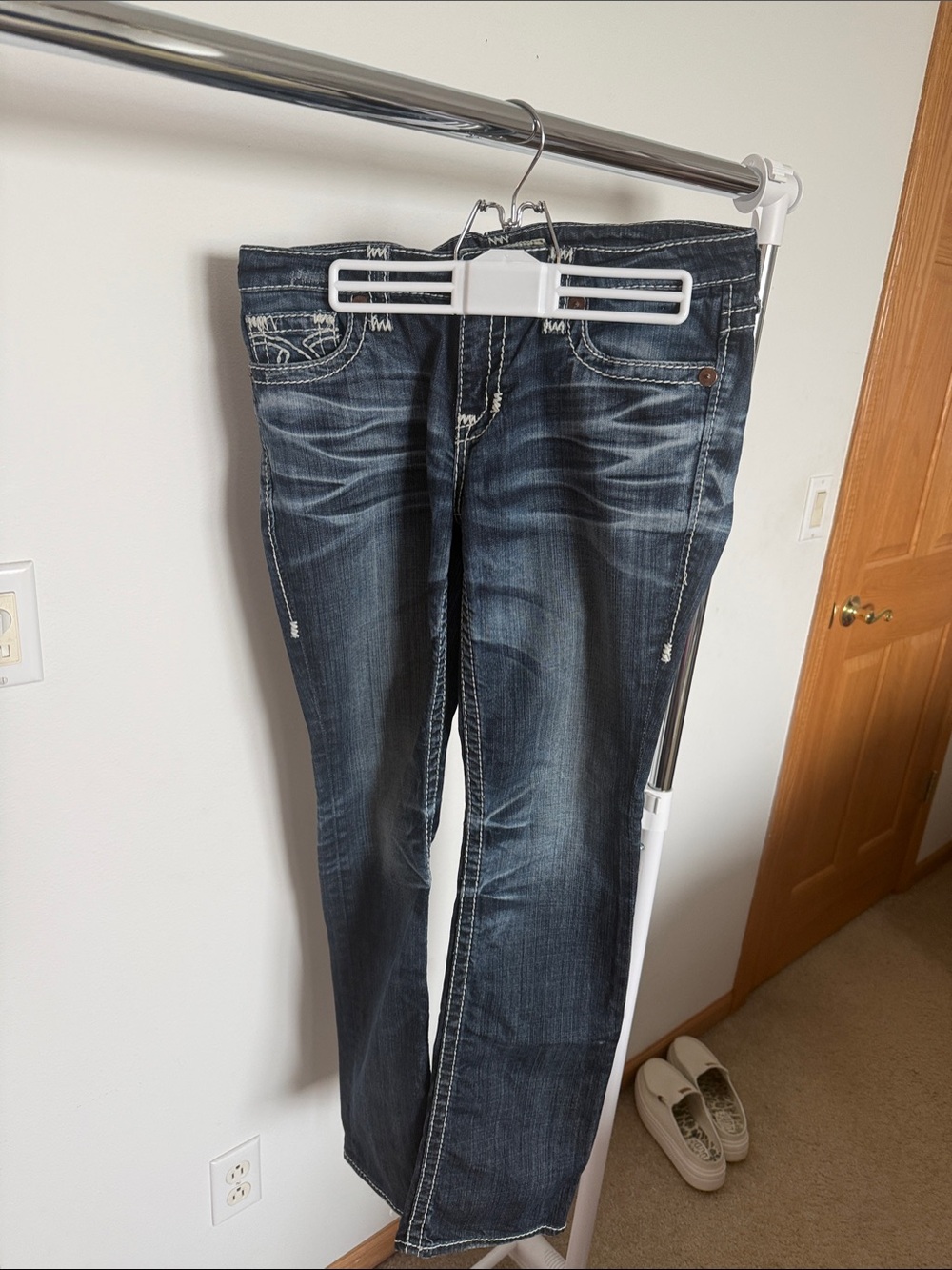 Big Star Women's Dark Blue Straight Leg Jeans